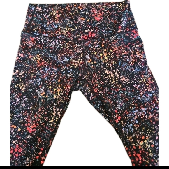 Lululemon Womens Wunder Under Hi-Rise Tight *28"Flowerescent Multi Legging 10 - Picture 7 of 12